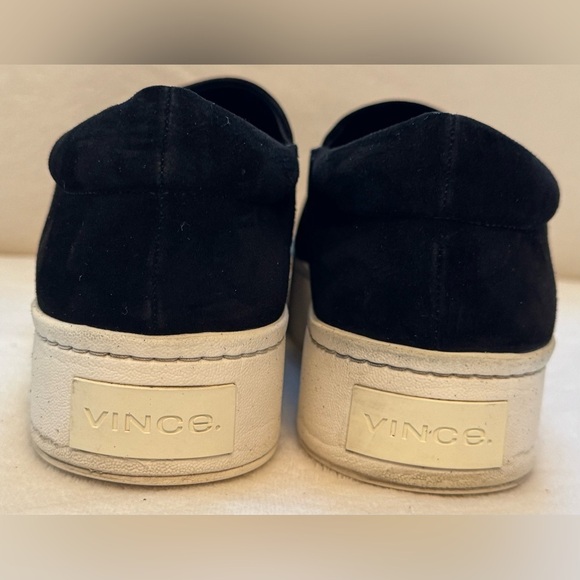 VINCE Women's Warren Slip-on Platform Black
Suede Sneakers Size 8M - Picture 8 of 11